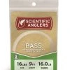 Scientific Anglers Bass Leader - 9' - 2 Pack 1 Scientific Anglers Bass Leader - 9' - 2 Pack