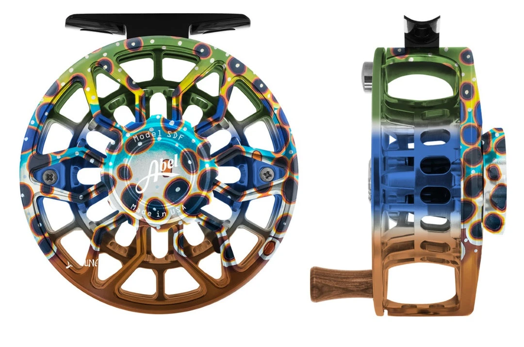 Abel Sdf 4/5 Reel - Ported In Fish Graphics Reels 10 Abel Sdf 4/5 Reel - Ported In Fish Graphics Reels