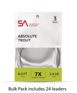 Scientific Anglers Absolute Trout Leader Bulk Pack