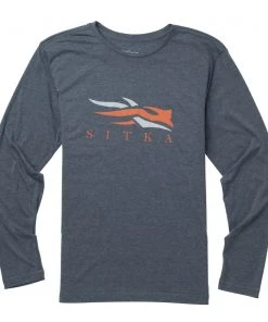 Sitka Gear L/S Logo Tee - Closeout Clothing