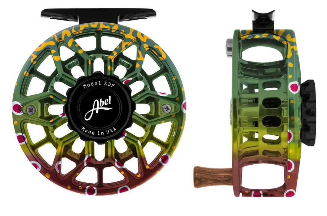 Abel Sdf 4/5 Reel - Ported In Fish Graphics Reels 5 Abel Sdf 4/5 Reel - Ported In Fish Graphics Reels