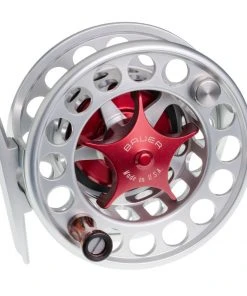 Reels Bauer Sst Fly Reel - Silver/Red - Closeout