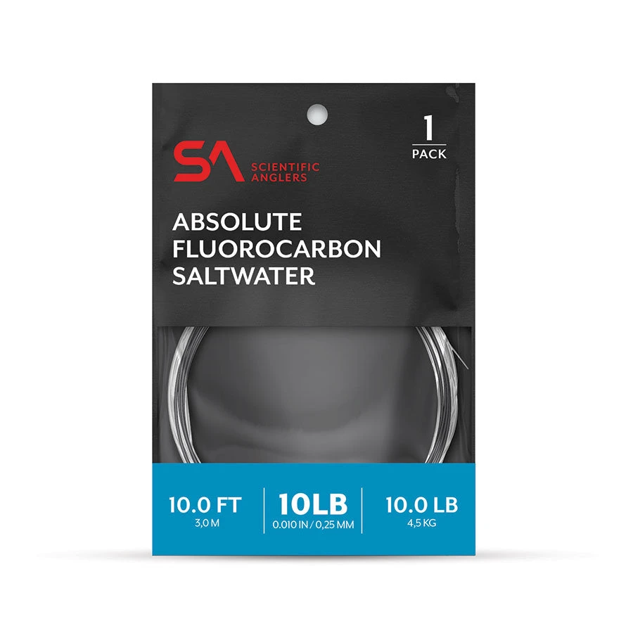 Scientific Anglers Absolute Fluorocarbon Leader 10ft 3 Scientific Anglers Absolute Fluorocarbon Leader 10ft