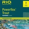 Rio Powerflex 12ft Trout Leader - 3 Pack