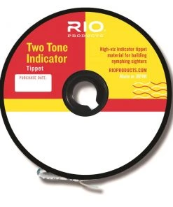 Rio 2-Tone Indicator Tippet - Black/White 30 Yards