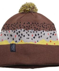 Rep Your Water Brown Trout Skin Knit Hat Clothing