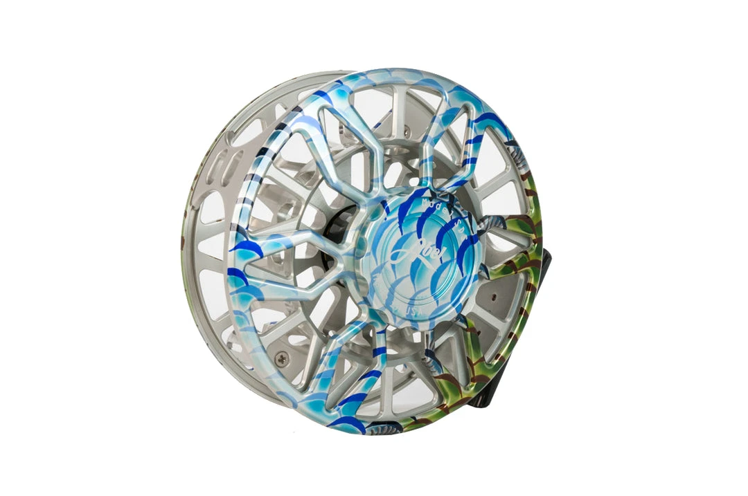 Abel Sds Ported Fly Reel In Fish Graphics Reels 5 Abel Sds Ported Fly Reel In Fish Graphics Reels