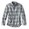 Clothing Orvis Men'S L/S Tech Chambray Plaid Work Shirt - Closeout