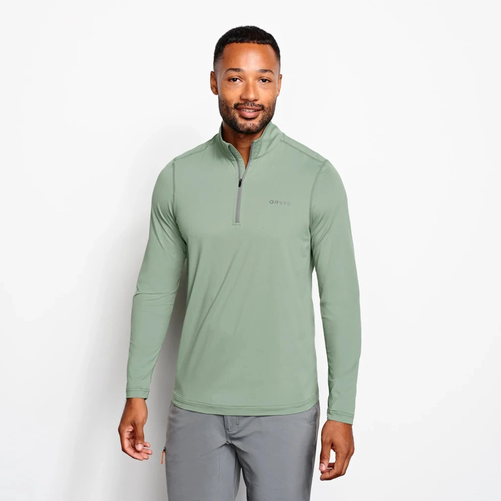 Orvis Men'S Sun Defense Quarter-Zip Clothing 4 Orvis Men'S Sun Defense Quarter-Zip Clothing
