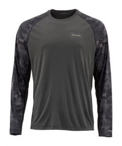 Clothing Simms Men's Solarflex L/S Crewneck - Print