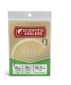 Scientific Anglers Bass Nylon Leader - 2 Pack