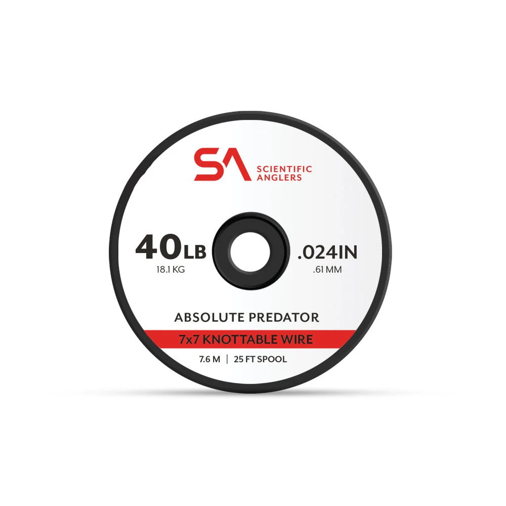 Tippet Scientific Anglers Absolute Predator 7x7 Knottable Wire 3 Tippet Scientific Anglers Absolute Predator 7x7 Knottable Wire