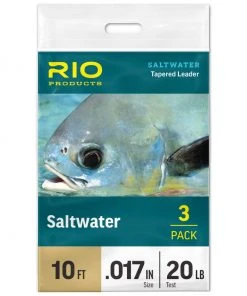 Rio Saltwater Tapered Leader 10ft 3-Pack